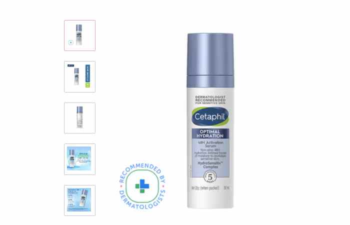 Cetaphil Optimal Hydration Activation Serum With Hyaluronic Acid + Vitamin E For Dehydrated Skin(30ml)