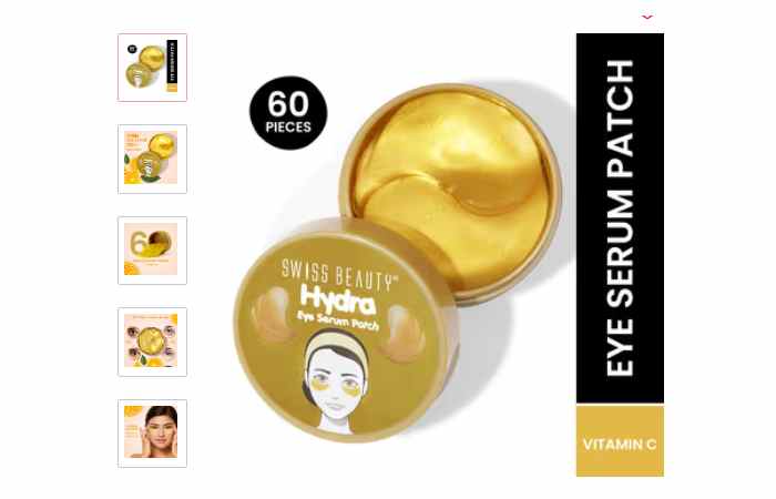 Swiss Beauty Hydra Eye Serum Patches With Vitamin-C(60 Patches)