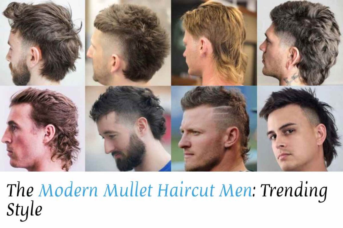 Modern Mullet Haircut Men