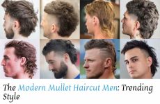 Modern Mullet Haircut Men