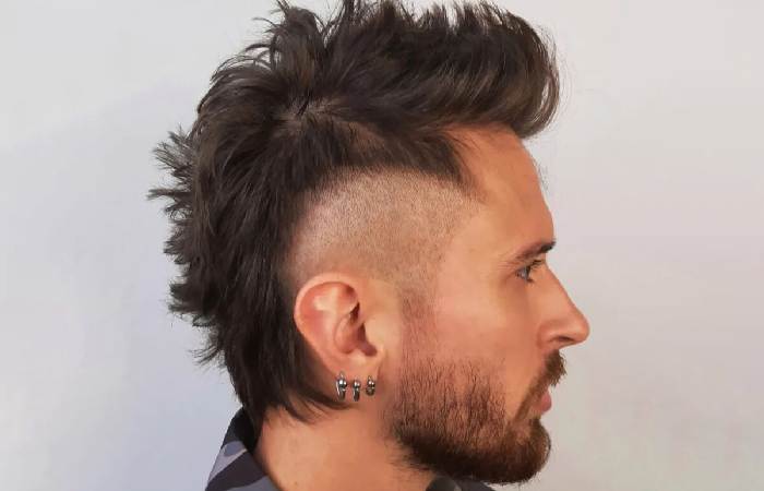 Modern Mohawk-Style Mullet Cut