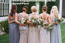 engagement hairstyle for round face