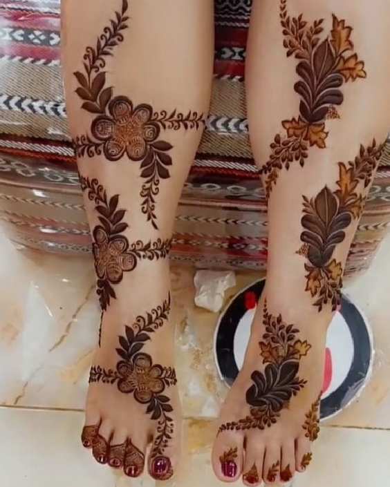 Foot & Leg Mehndi Design