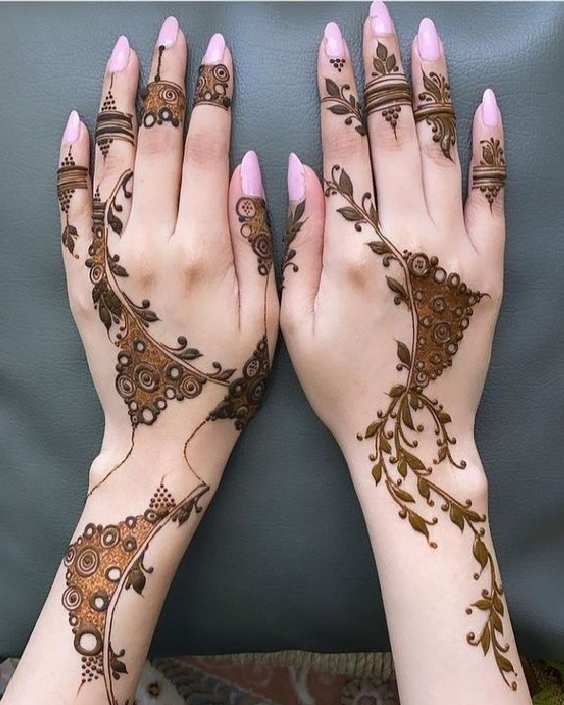 Full Hand Mehandi Design