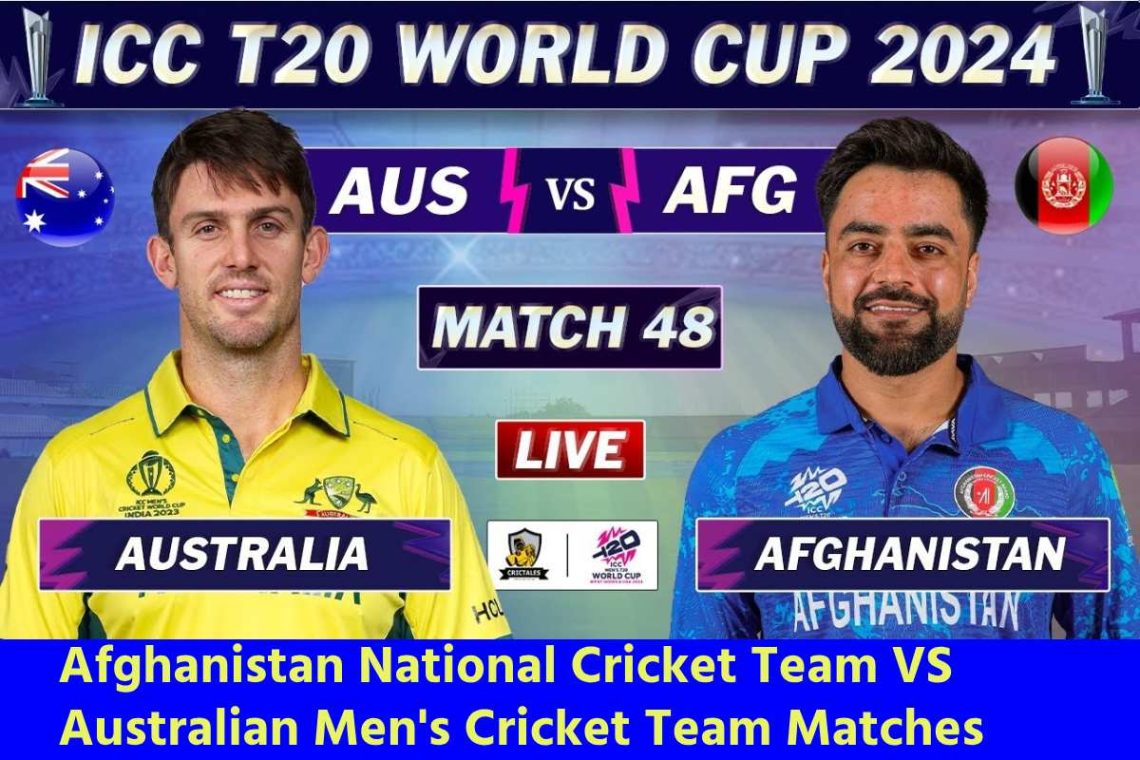 Afghanistan National Cricket Team VS Australian Men's Cricket Team Matches